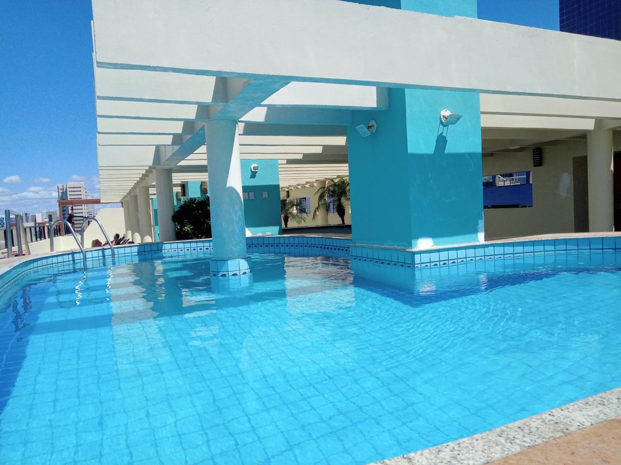 Flat Mar Brasil Tropical - Apartamento De 2 Quartos Com Suite E Vista Do Mar Fortaleza  Exterior foto