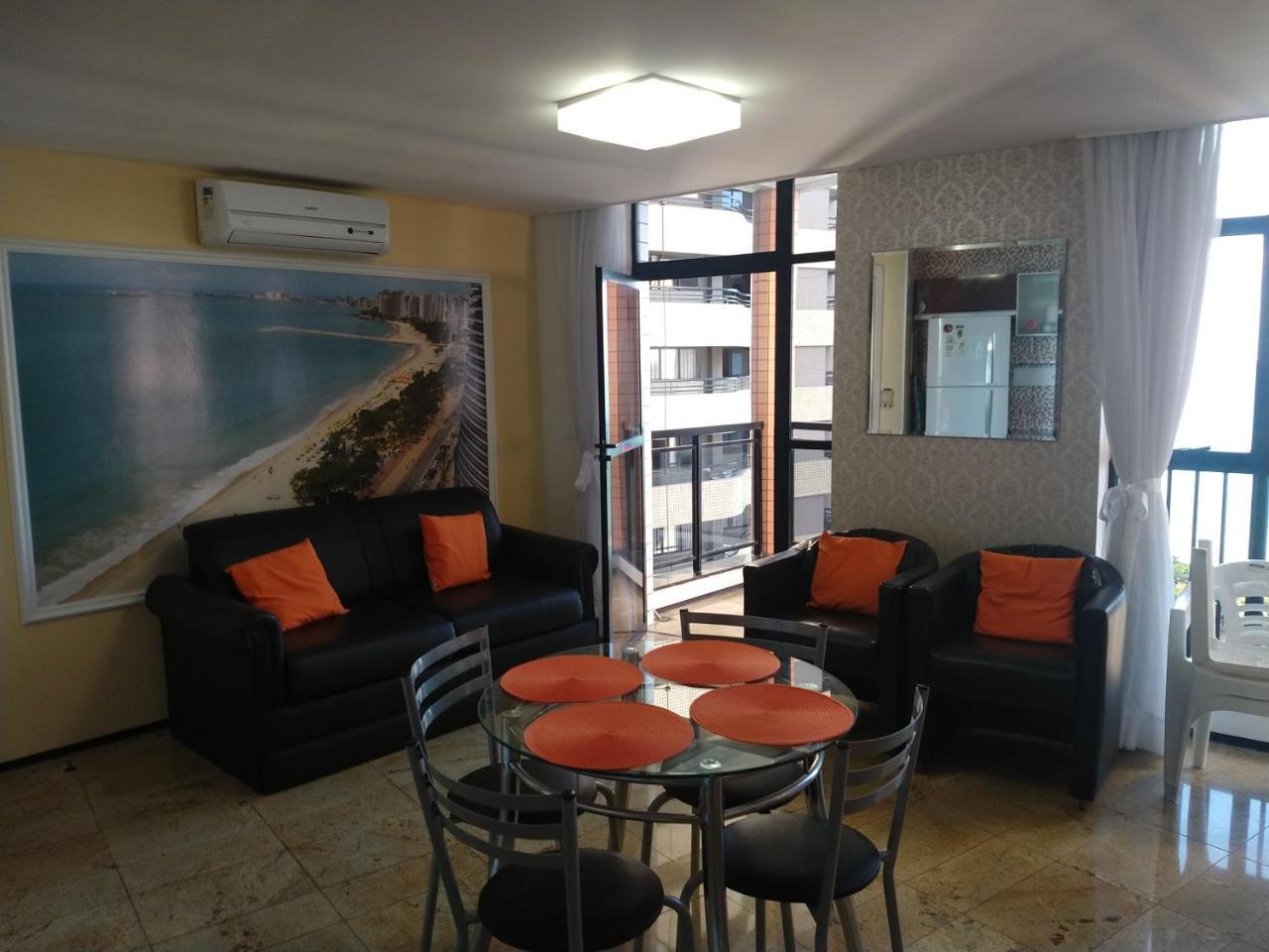Flat Mar Brasil Tropical - Apartamento De 2 Quartos Com Suite E Vista Do Mar Fortaleza  Exterior foto